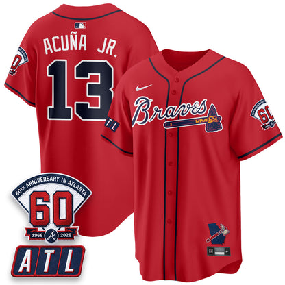 ATL 2026 60th Anniversary Vapor Limited Jersey - Stitched