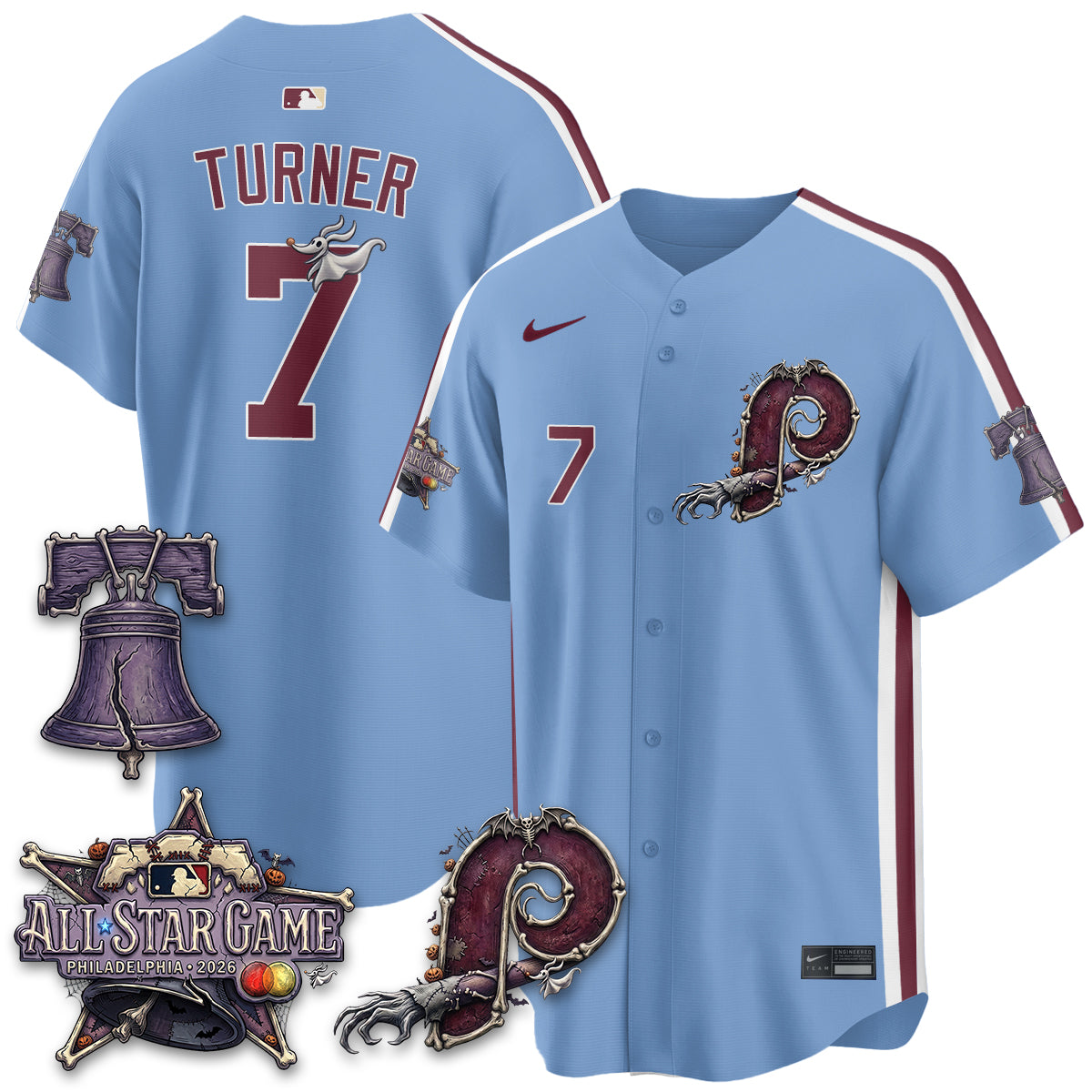 PHI Nightmare Edition Vapor Jersey - Stitched