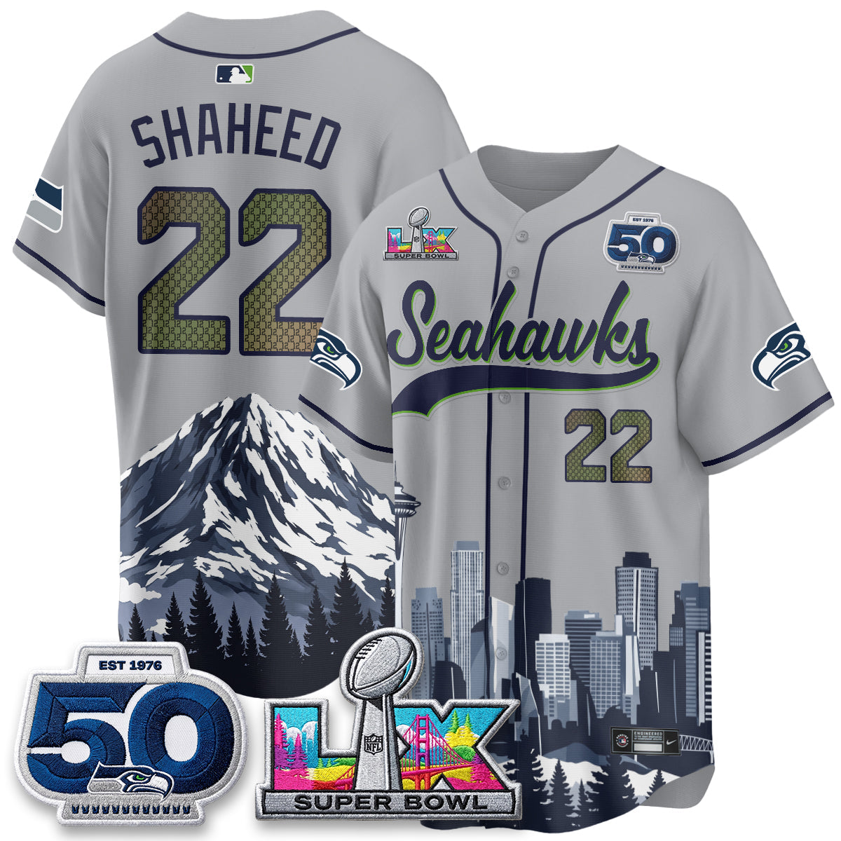 SEA City Edition Vapor Baseball Jersey - Stitch
