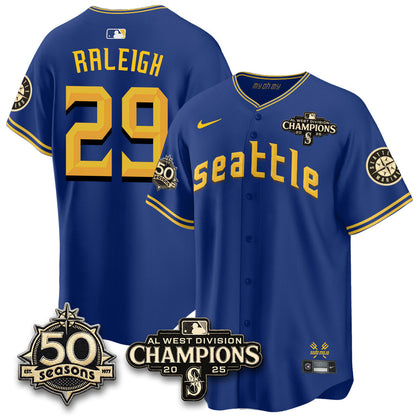 SEA Vapor Premier Limited Jersey - 50th Anniversary & AL West Division Champions - Steelheads Community Funds - Stitched