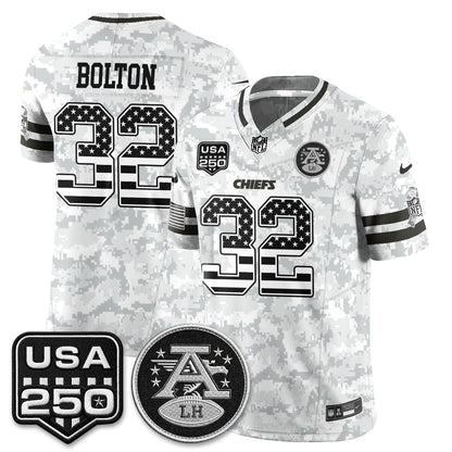 KC 2026 Salute to Service Vapor Jersey - Stitched