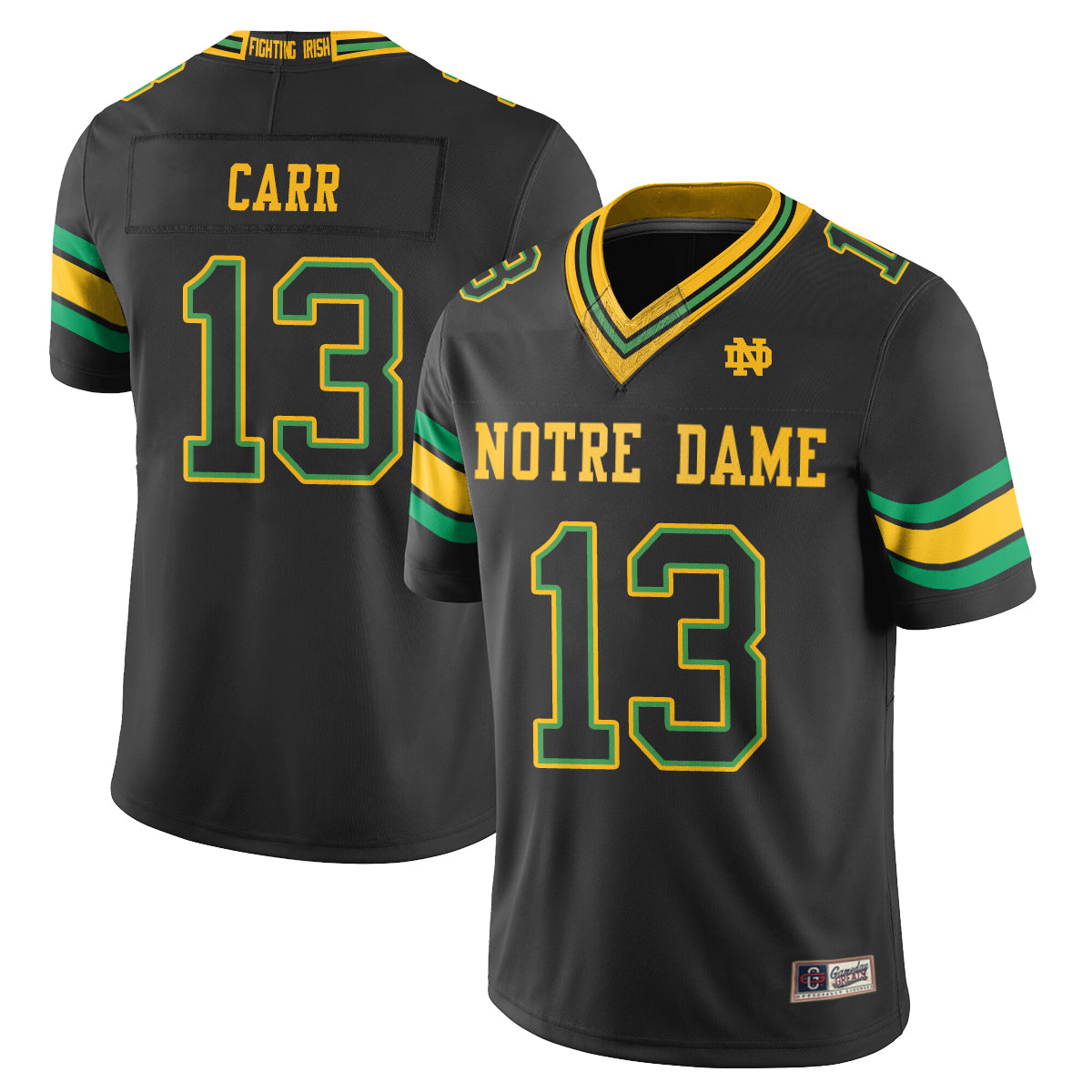 ND 2026 Shamrock Series Football Vapor Jersey - Stitched
