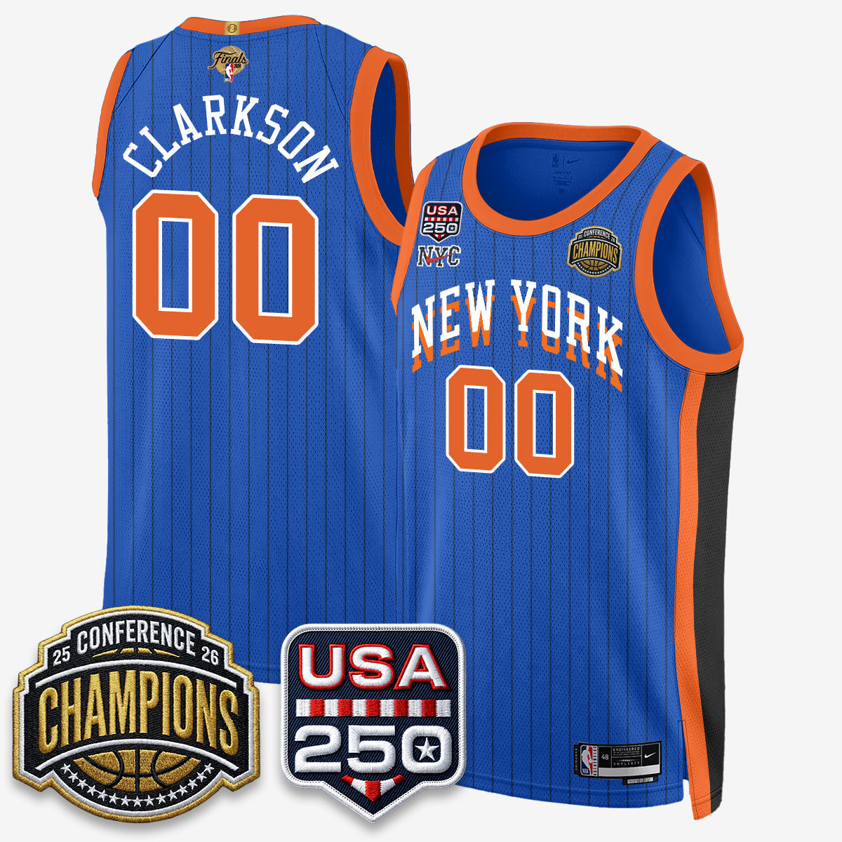 NYK 2026 NBA Eastern Conference Champions City Edition Jersey V2- Stitched