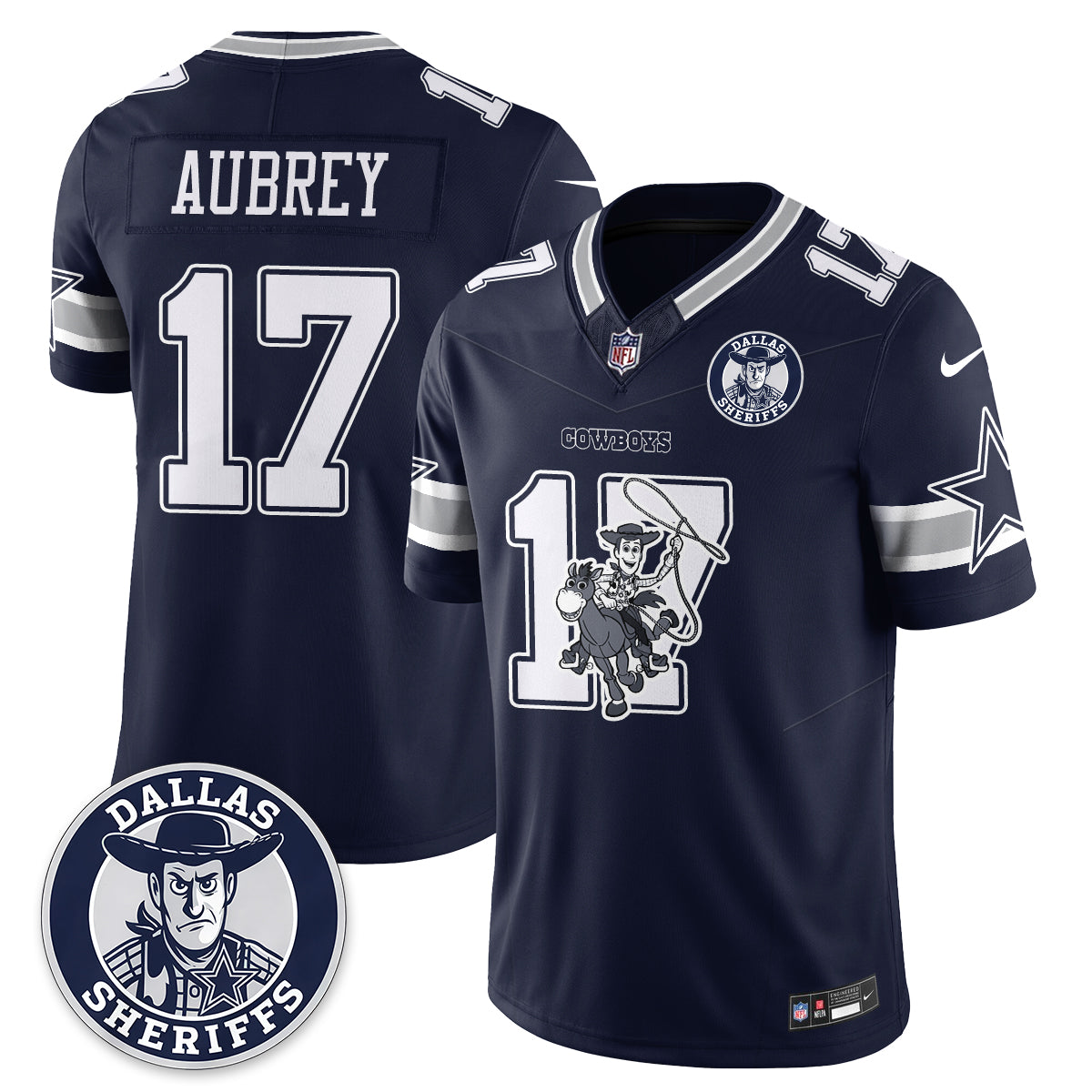 DAL x Toy Cowboy Edition Vapor Jersey - Stitched