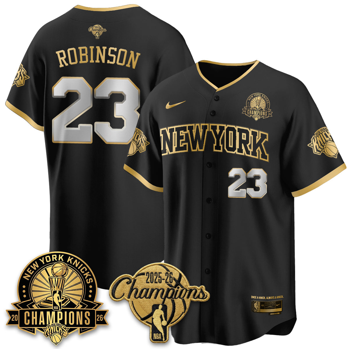 NYK 2026 NBA Champions Special Edition Vapor Jersey V2- Stitched