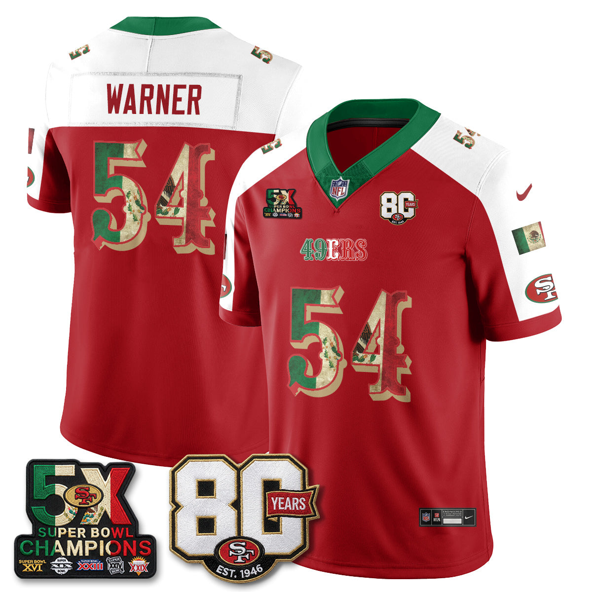 SF Mexican Edition Vapor Jersey - Stitched