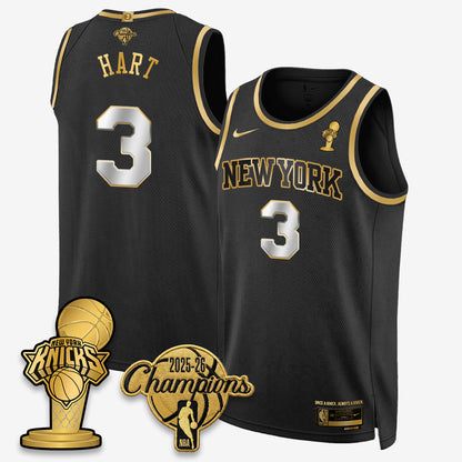 NYK 2026 NBA Champions Gold Edition Vapor Jersey - Stitched