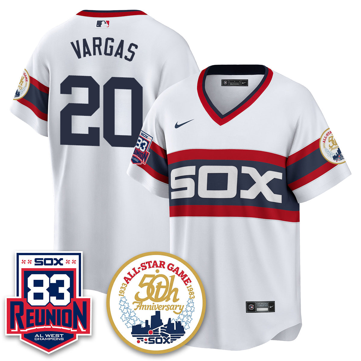 CWS Reunion All West Champions Vapor Jersey - Stitched - DTD