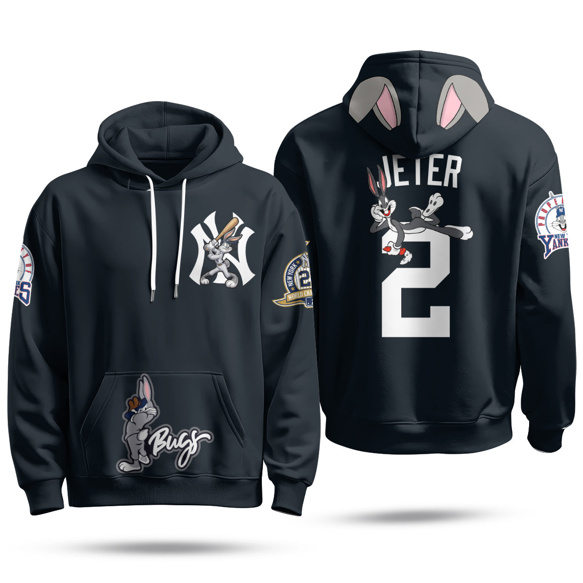NYY Bunny Vapor Limited Hoodie - Printed