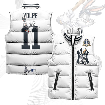 NYY Edition Unisex Puffer Vest - Printed