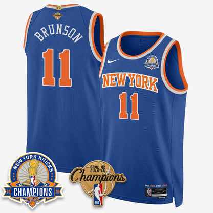 NYK 2026 Basketball Champions Special Edition Vapor Jersey V2- Stitched