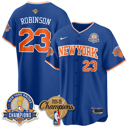 NYK 2026 NBA Champions Special Edition Vapor Jersey V2- Stitched