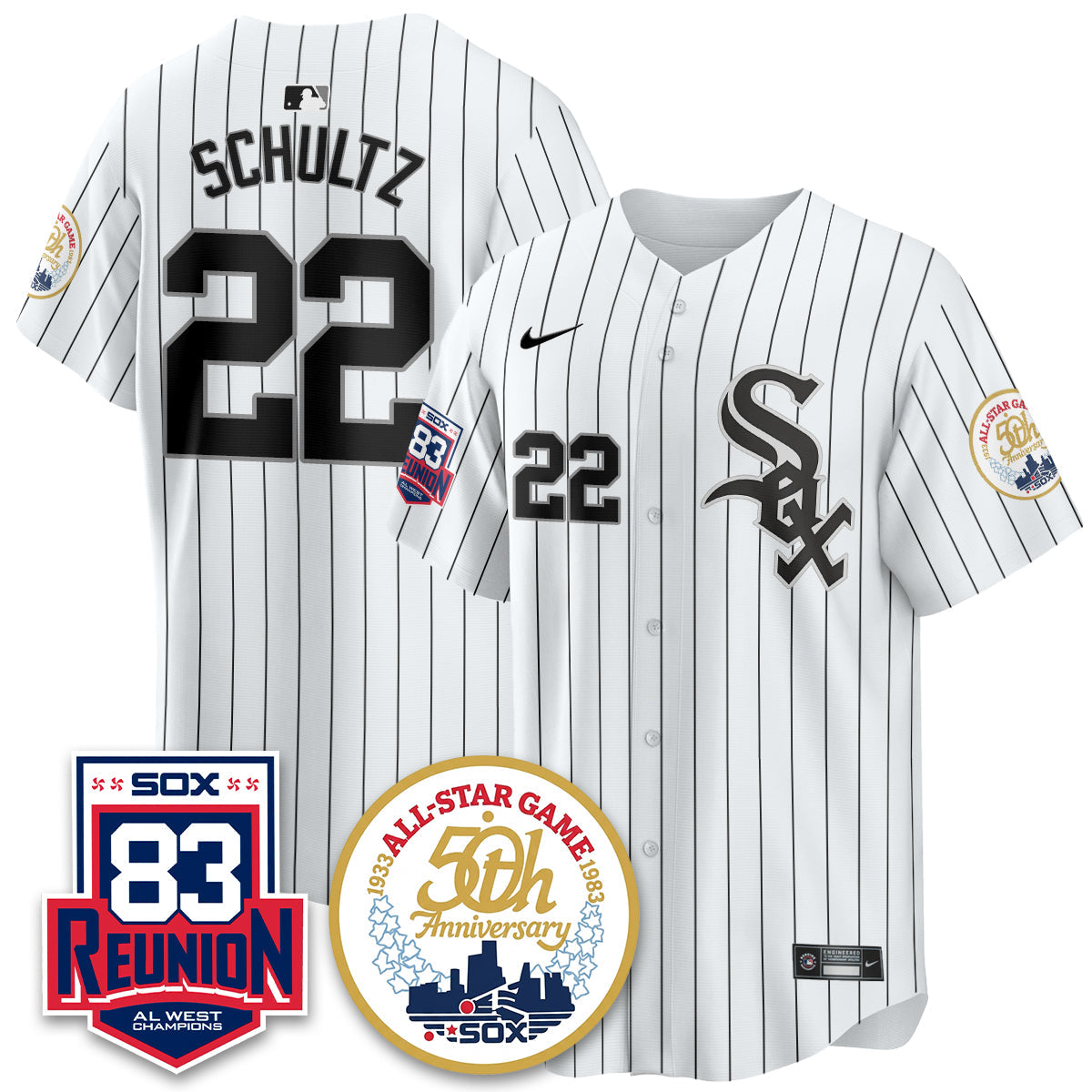 CWS Reunion All West Champions Vapor Jersey - Stitched - DTD