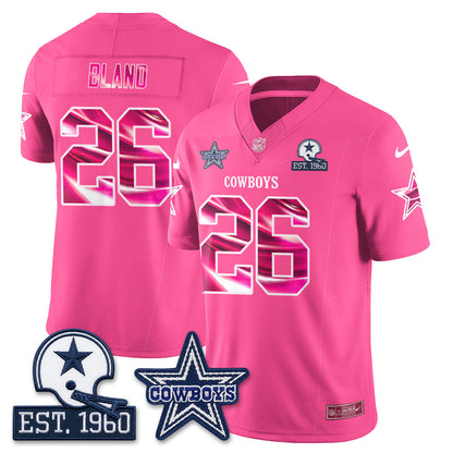DAL Breast Cancer Awareness Edition Vapor Jersey - Stitched