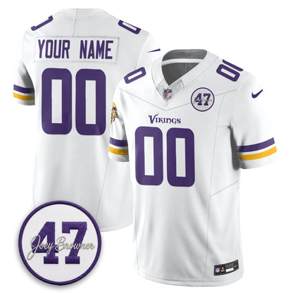 MIN Joey Browner Thank You For Memories - 1960 – 2026 Football Vapor Limited Custom Jersey - Stitched