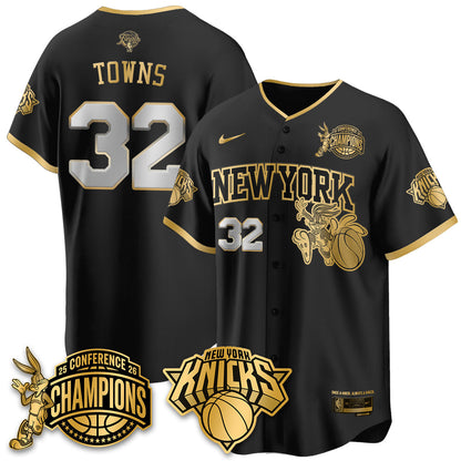 NYK 2026 NBA Finals x Bunny Vapor Jersey V2- Stitched