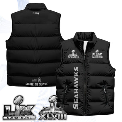 SEA 2026 Salute to Service Puffer Vest - Printed