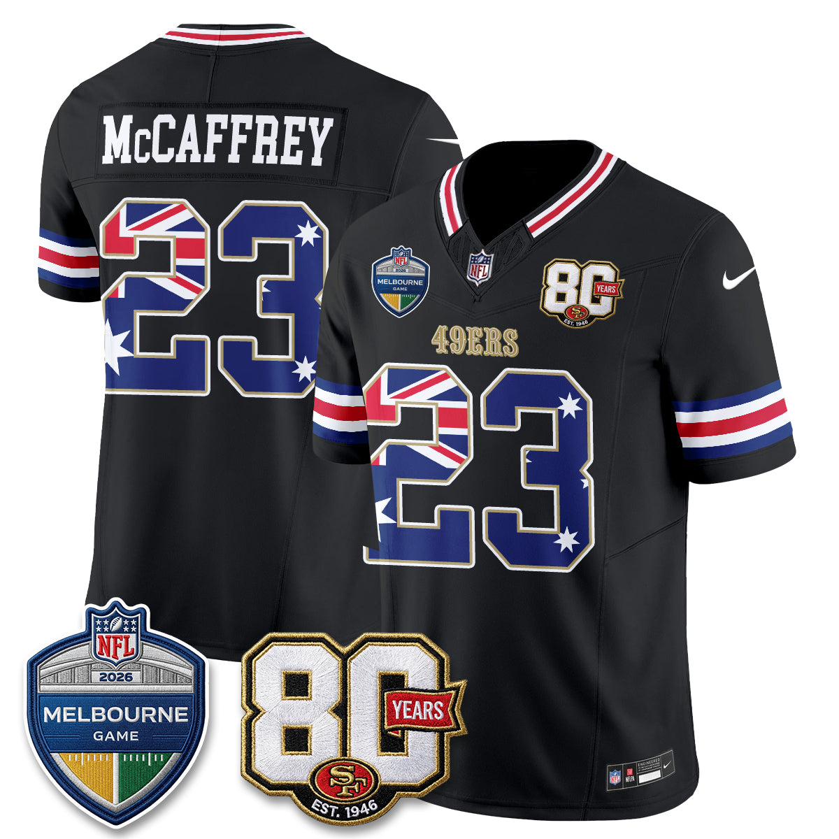 SF Melbourne Game 2026 Vapor Jersey - Stitched