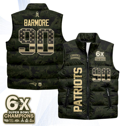 NE 2026 Salute to Service Puffer Vest - Printed
