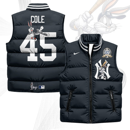NYY Edition Unisex Puffer Vest - Printed