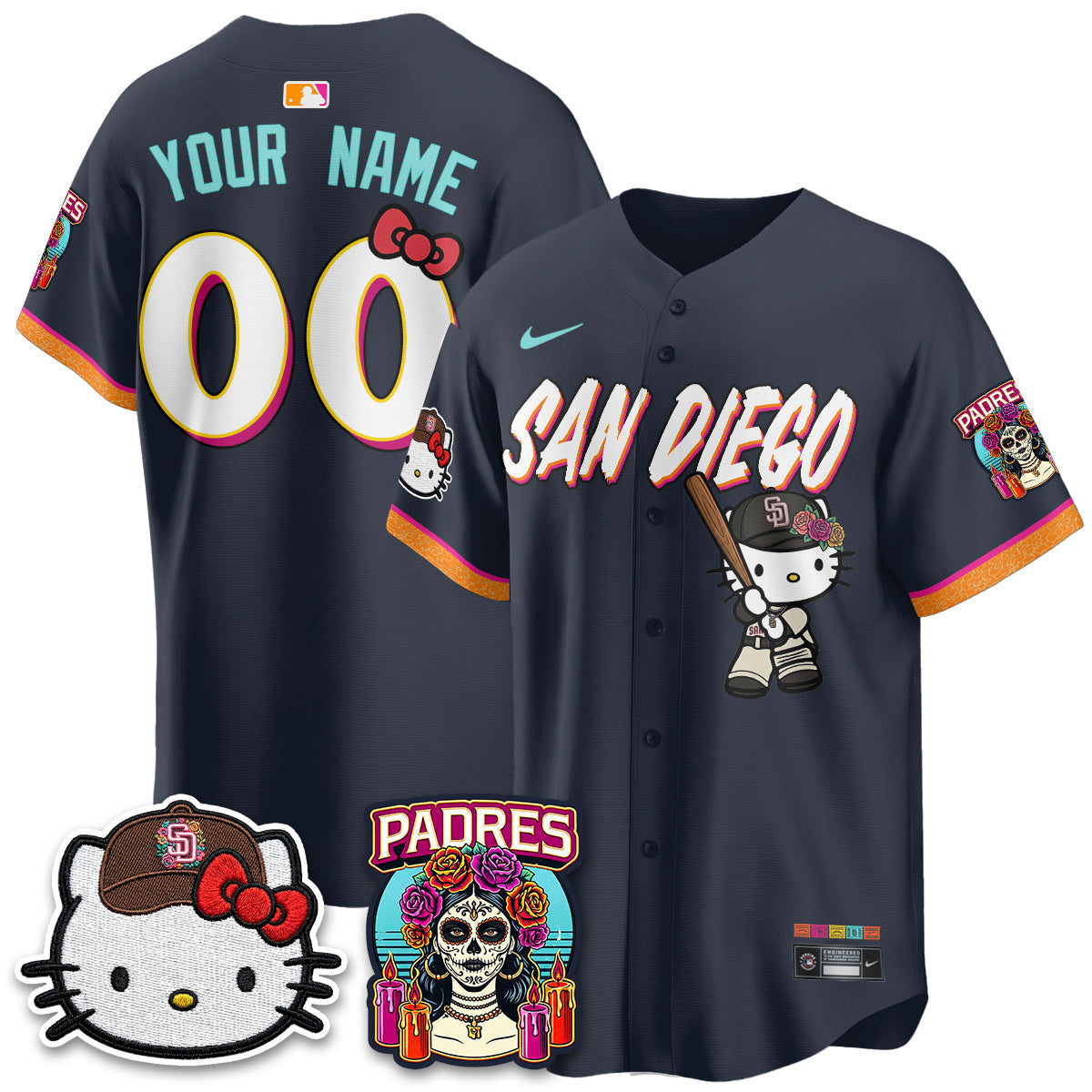 SD 2026 City Connect x Meow KT Vapor Limited Custom Jersey - Stitched-NQD