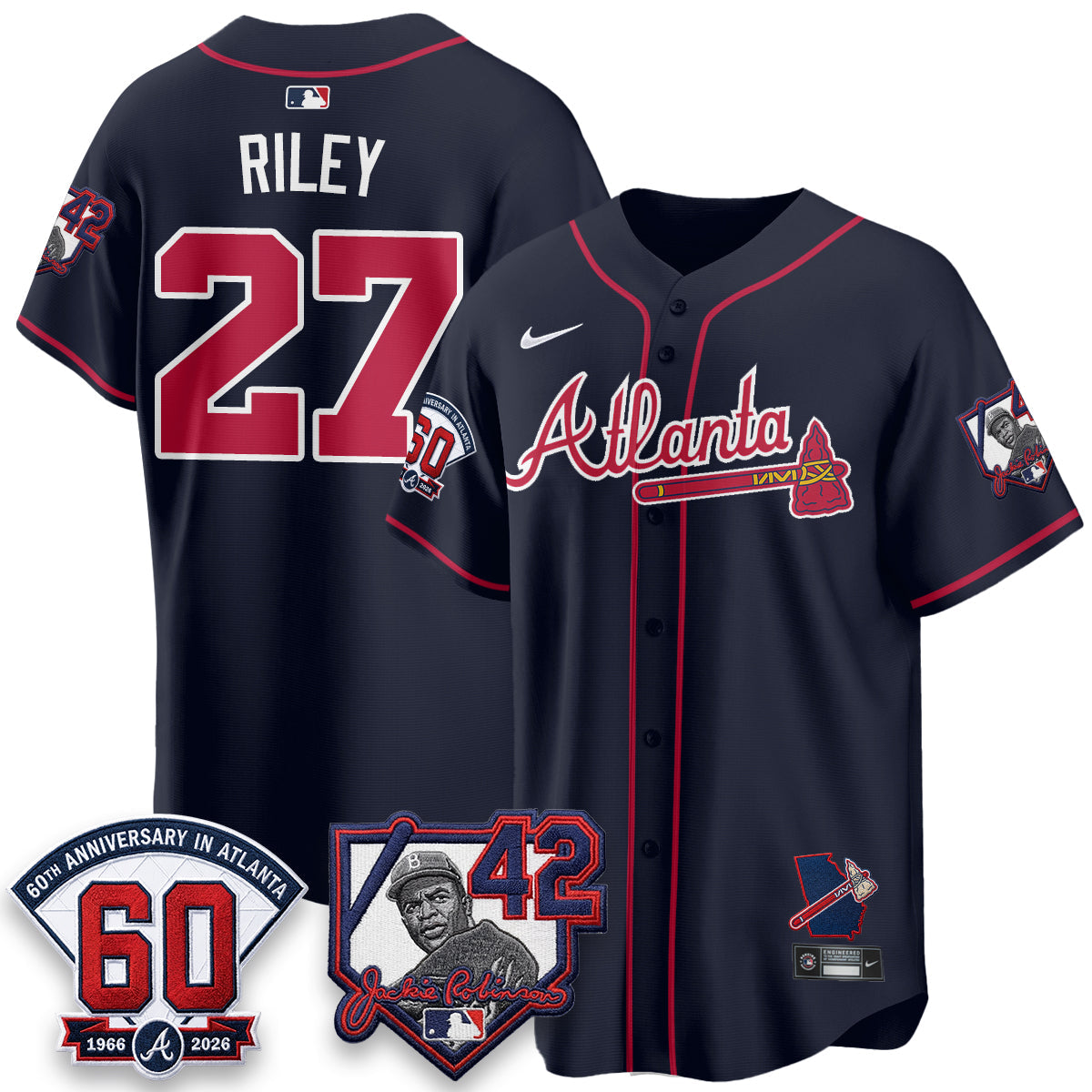ATL 2026 Jackie Robinson Day Vapor Limited Jersey - Stitched