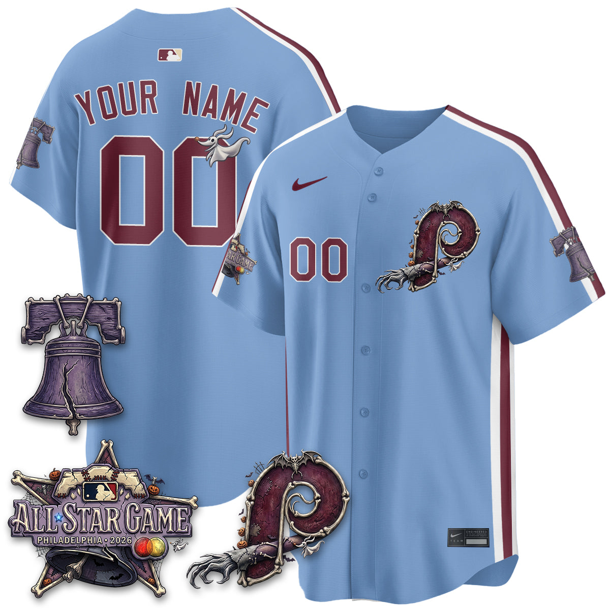 Custom PHI Nightmare Edition Vapor Jersey - Printed