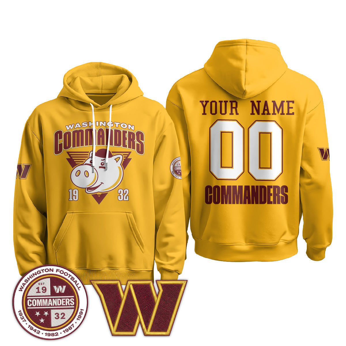 WC x Toy Piggy Edition Pullover Custom Hoodie V2 - Printed