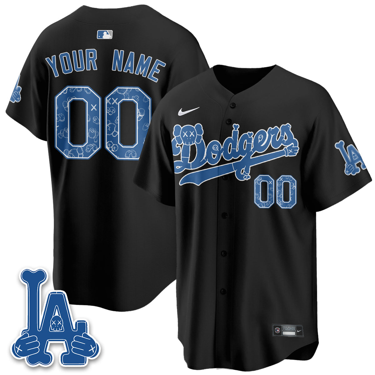 LAD x KAWS Edition Vapor Custom Jersey V2- Stitched