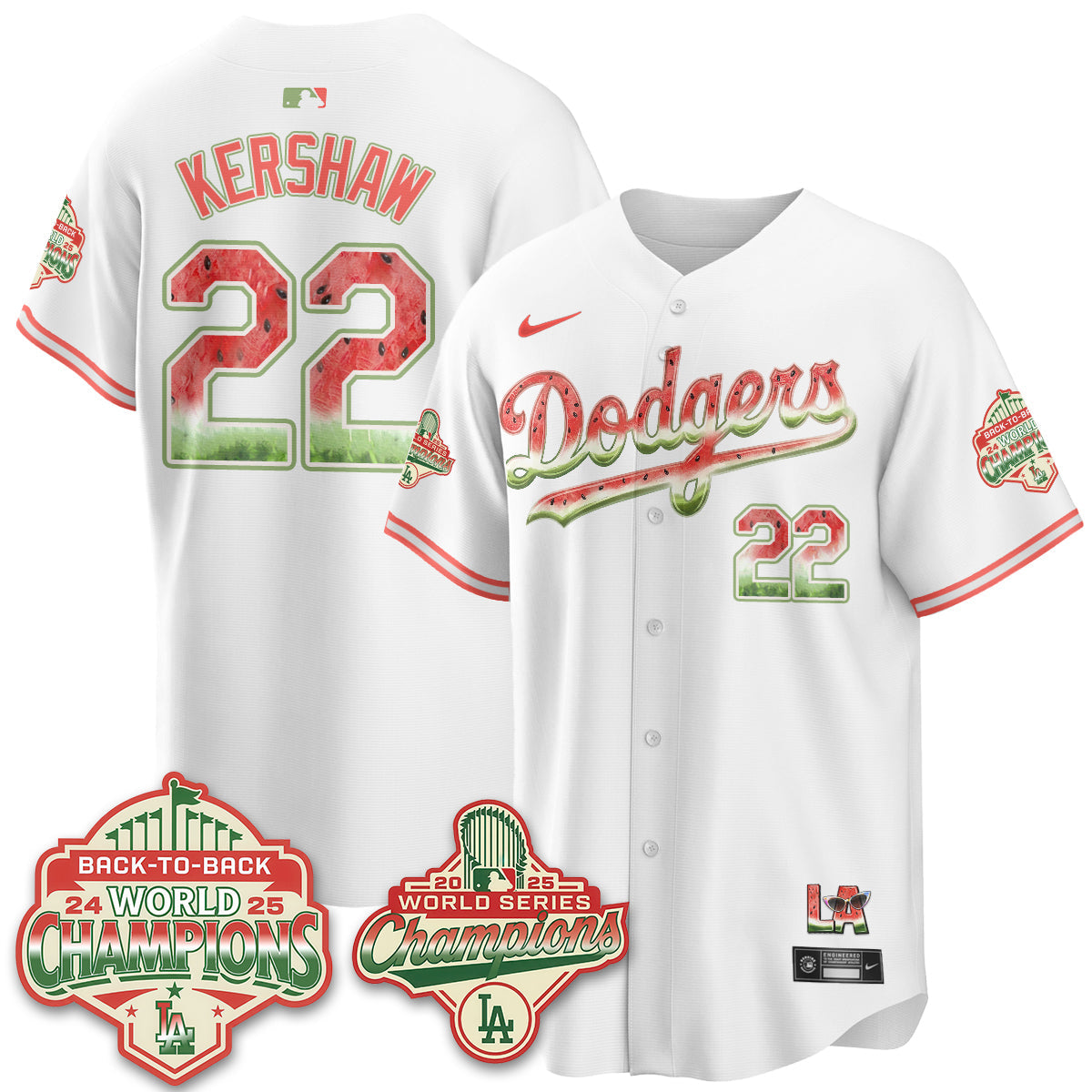 LAD National Watermelon Day Vapor Jersey - Stitched