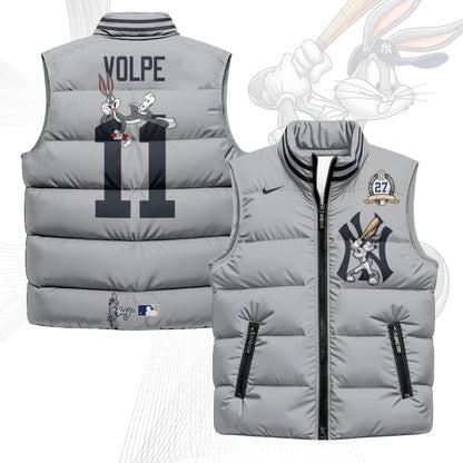 NYY Edition Unisex Puffer Vest - Printed