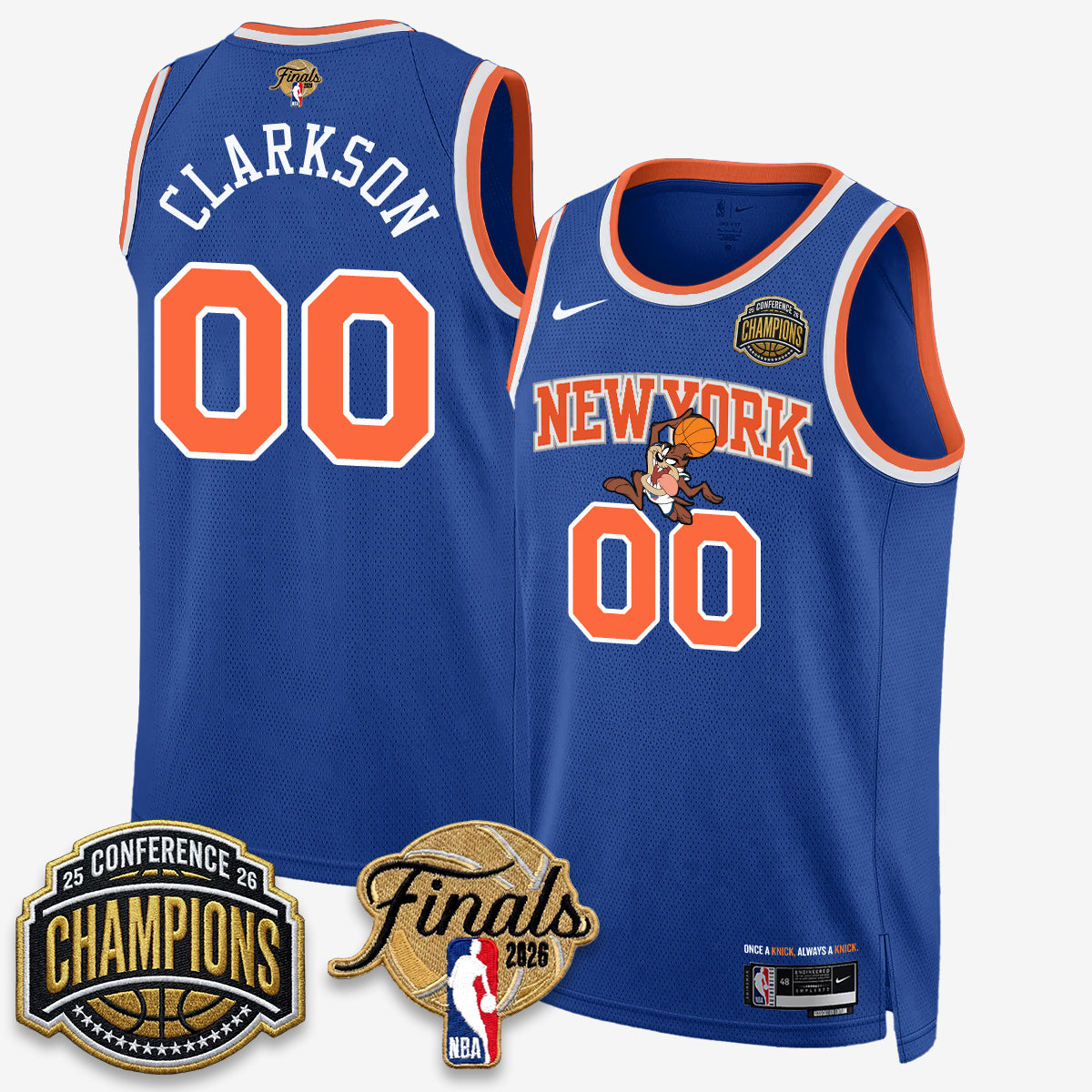 NYK 2026 NBA Eastern Conference Champions x Looney Tunes Vapor Jersey V2- Stitched