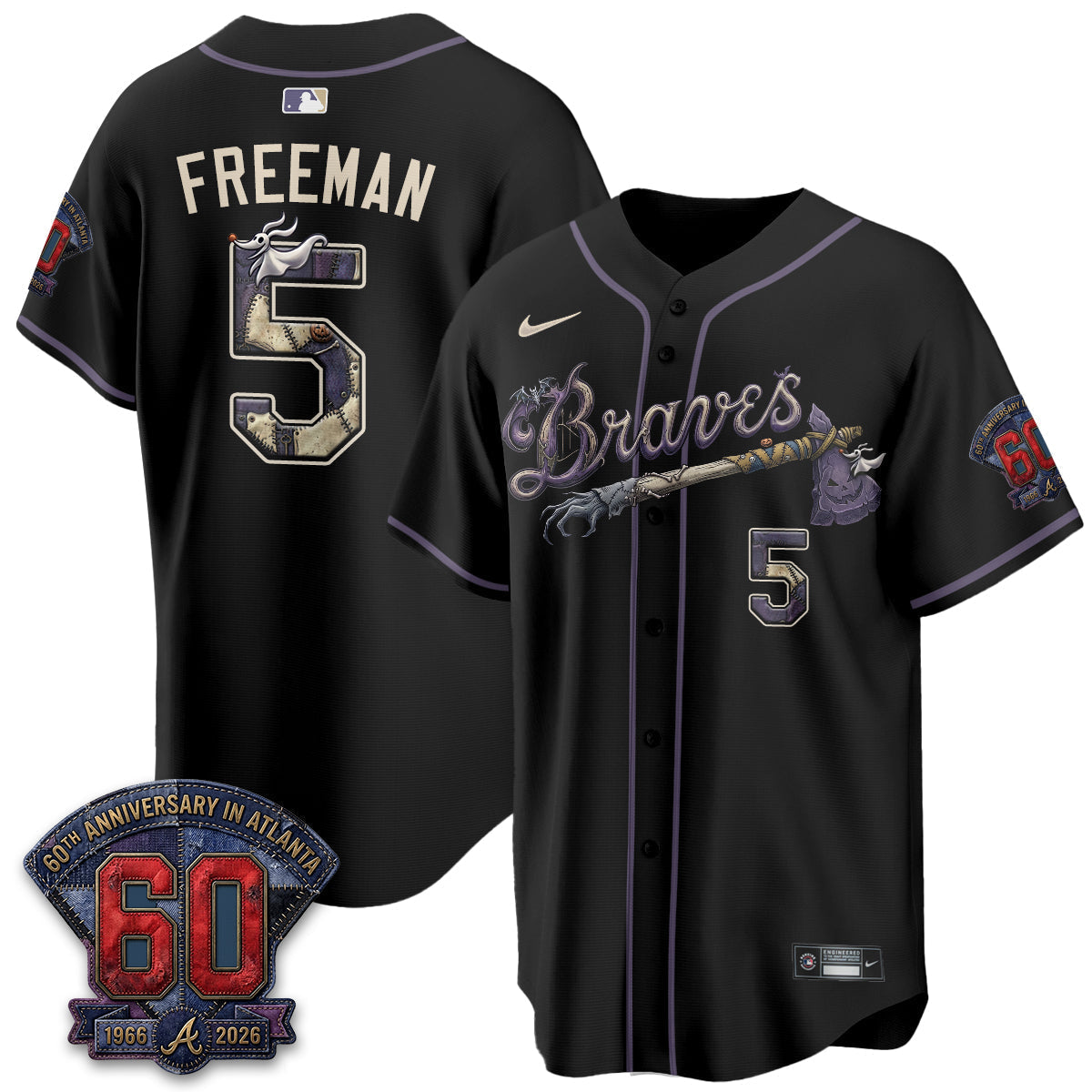 ATL Nightmare Edition Vapor Jersey - Stitched