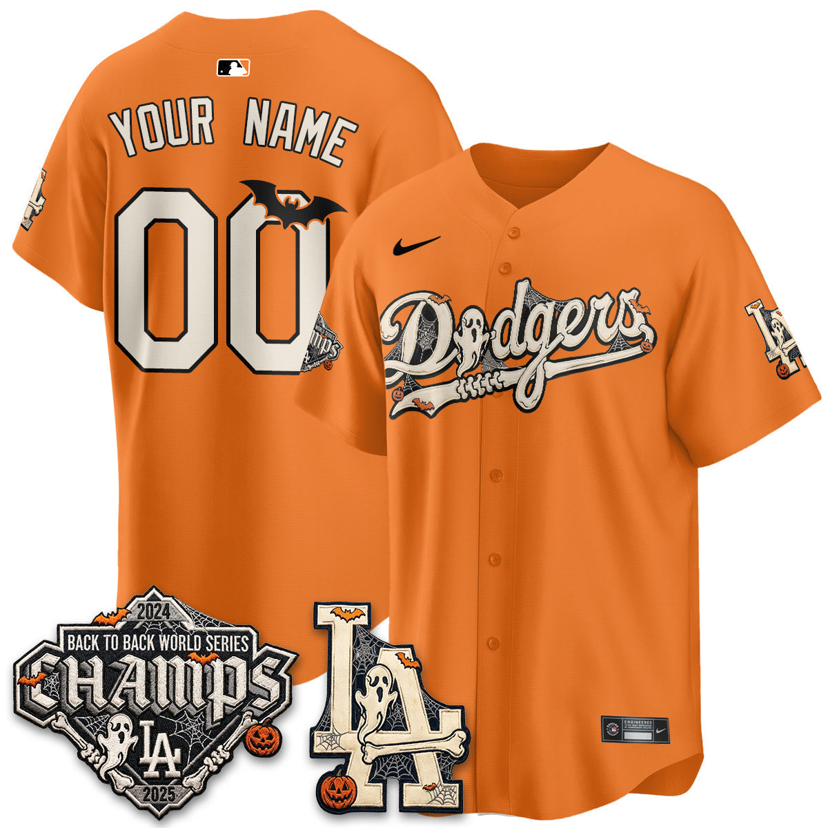 LAD Halloween 2026 Vapor Custom Jersey - Stitched-NQD