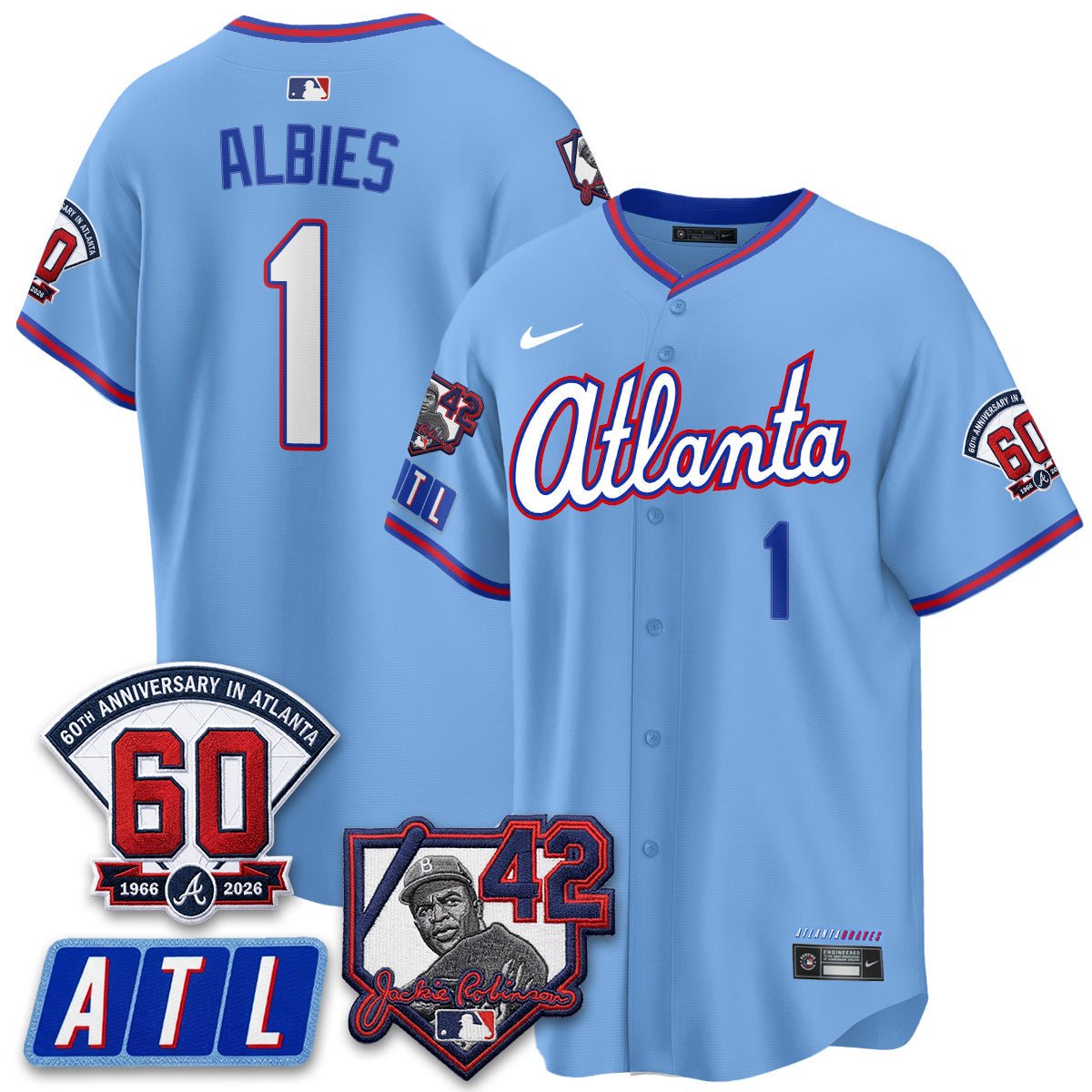 ATL 2026 Jackie Robinson Day Vapor Limited Jersey - Stitched