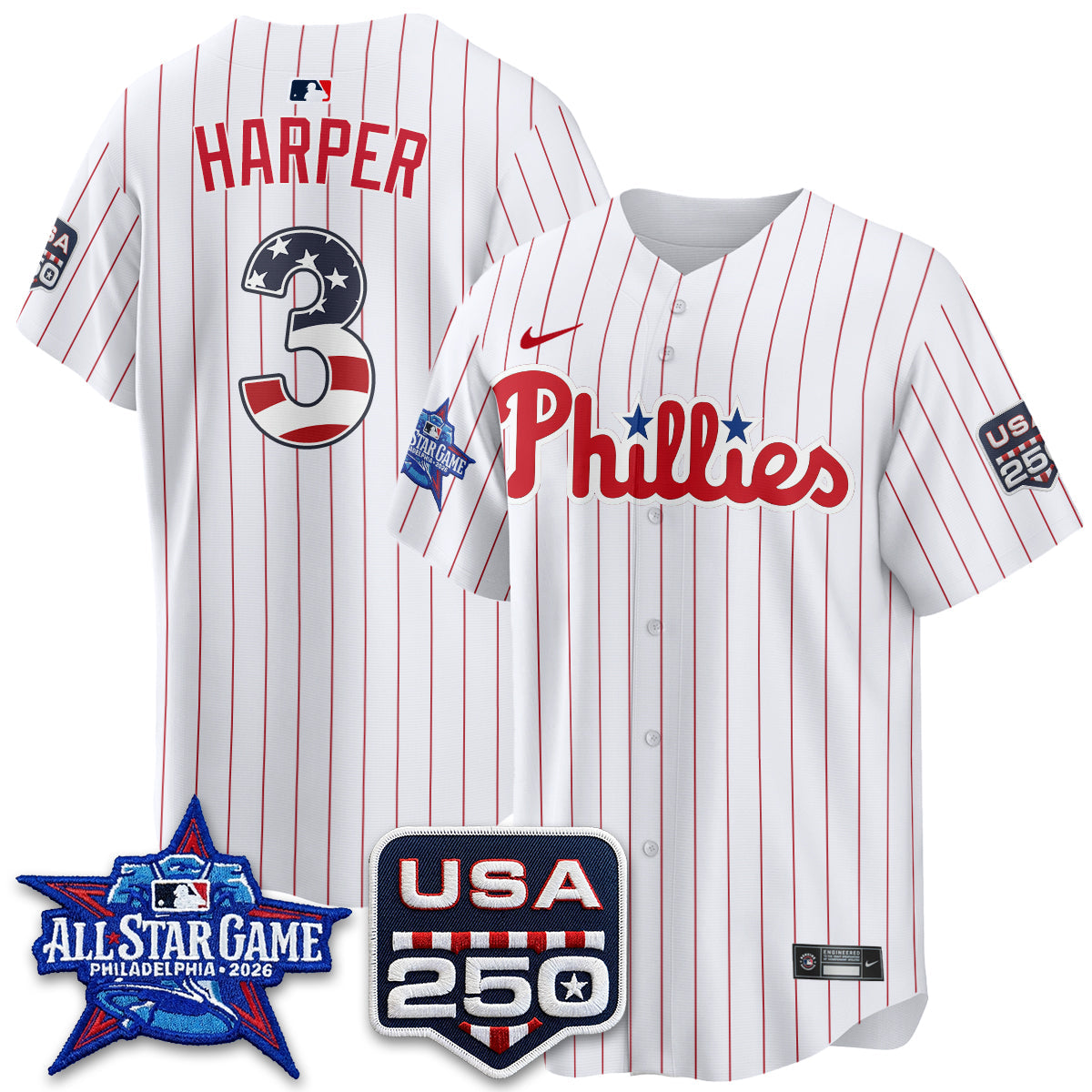 PHI 2026 All Star Edition Vapor Jersey - Stitched