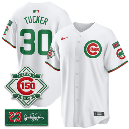 CHC Limited Mexico Jersey - 150th Anniversary + Ryne Sandberg Tribute Patch Stitched