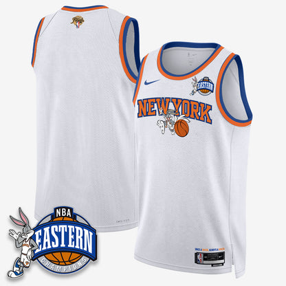 NYK 2026 NBA Finals x Bunny Vapor Jersey - Stitched