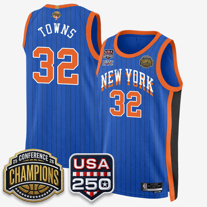 NYK 2026 NBA Eastern Conference Champions City Edition Jersey V2- Stitched