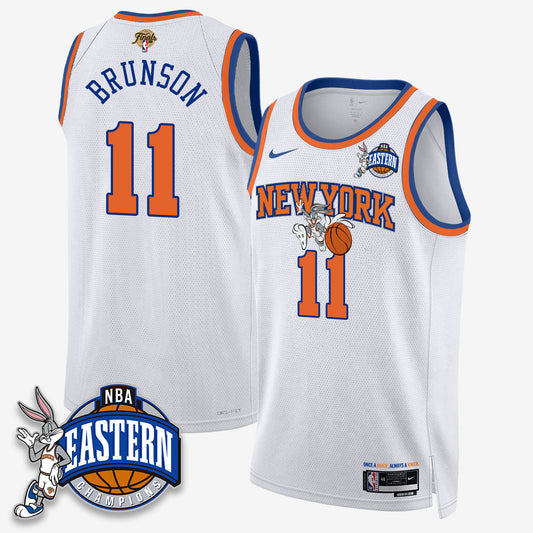 NYK 2026 NBA Finals x Bunny Vapor Jersey - Stitched