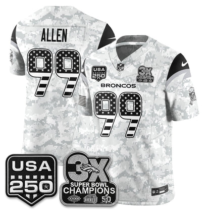 DEN 2026 Salute to Service Edition Vapor Jersey - Stitched