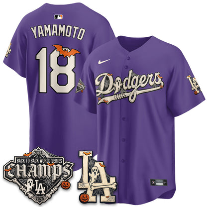 LAD Halloween 2026 Vapor Jersey - Stitched-NQD