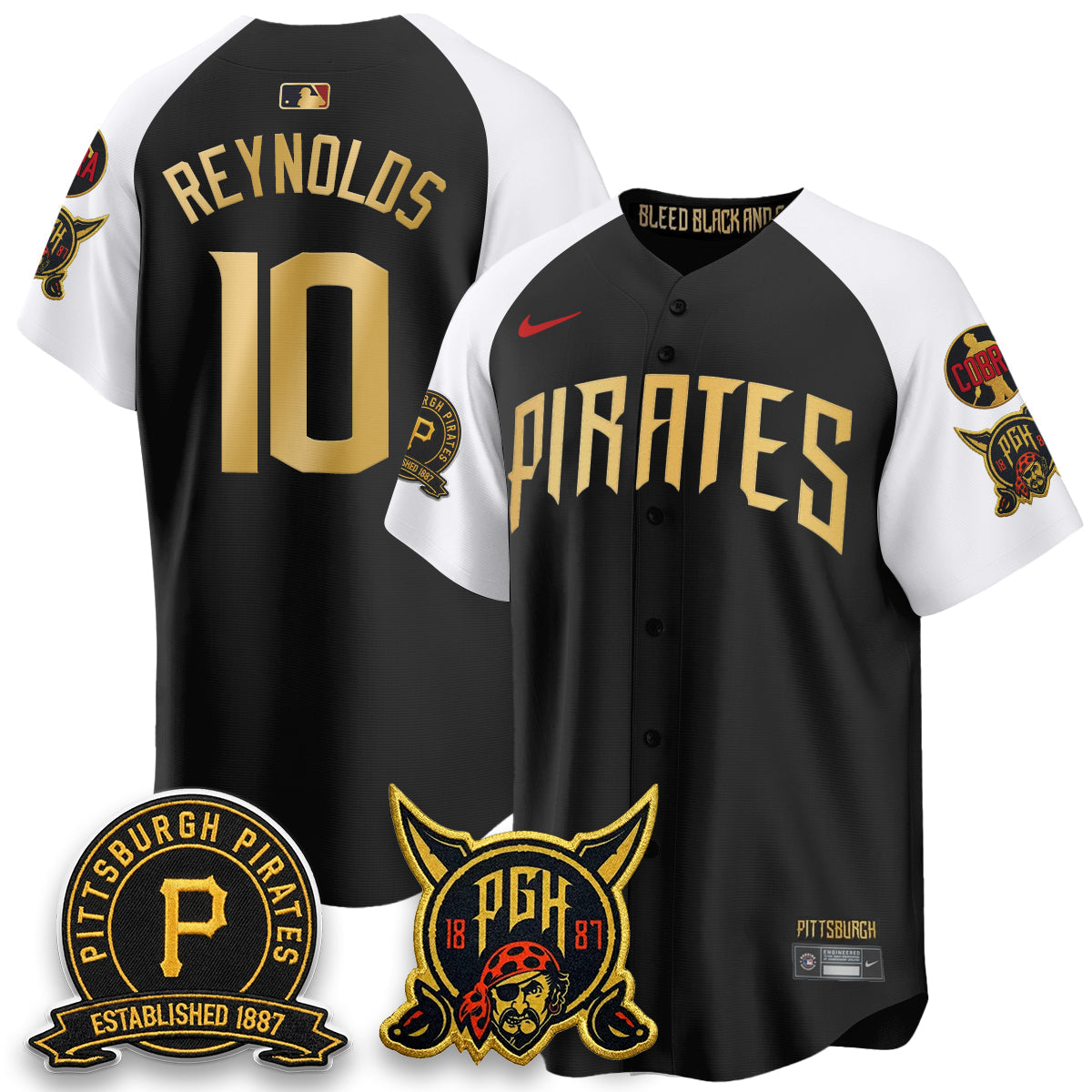 PIT Vapor Limited Jersey - Cobra & Est 1887 Patch - Stitched