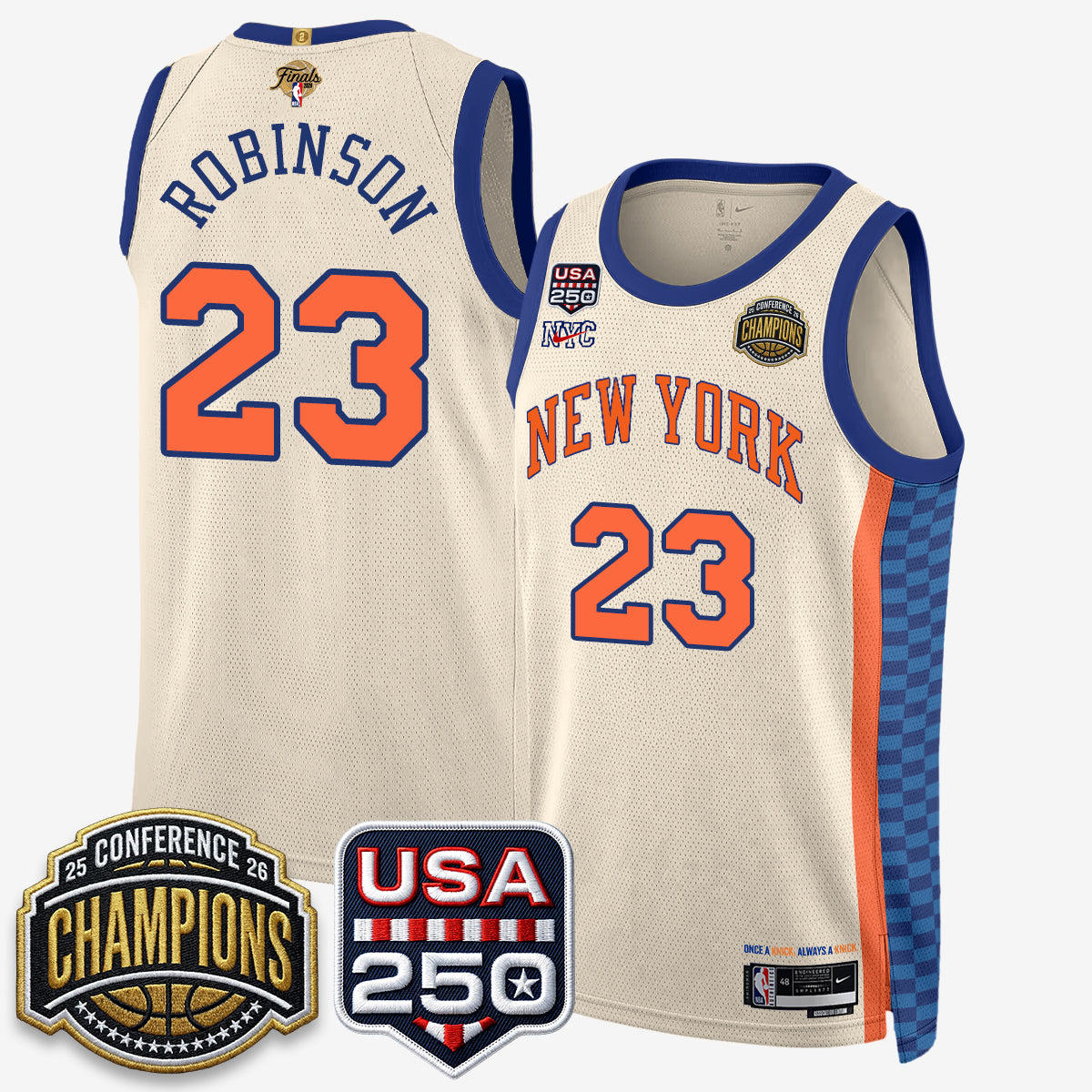 NYK 2026 NBA Eastern Conference Champions City Edition Jersey V2- Stitched