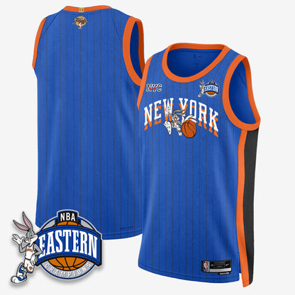 NYK 2026 NBA Finals x Bunny Vapor Jersey - Stitched