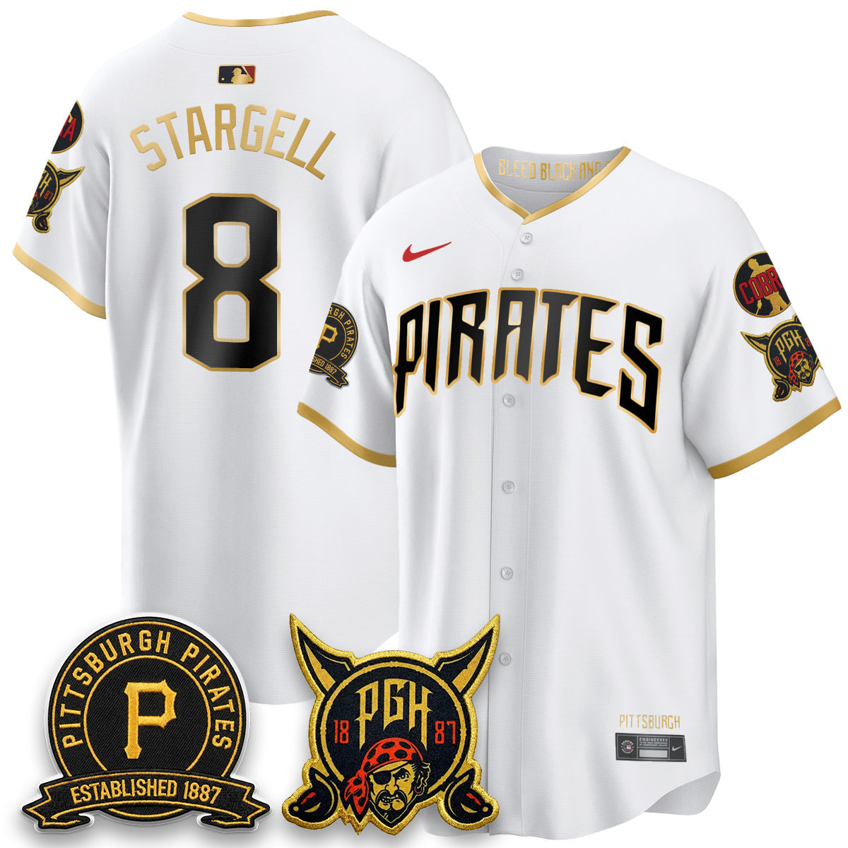 PIT Vapor Limited Jersey - Cobra & Est 1887 Patch - Stitched