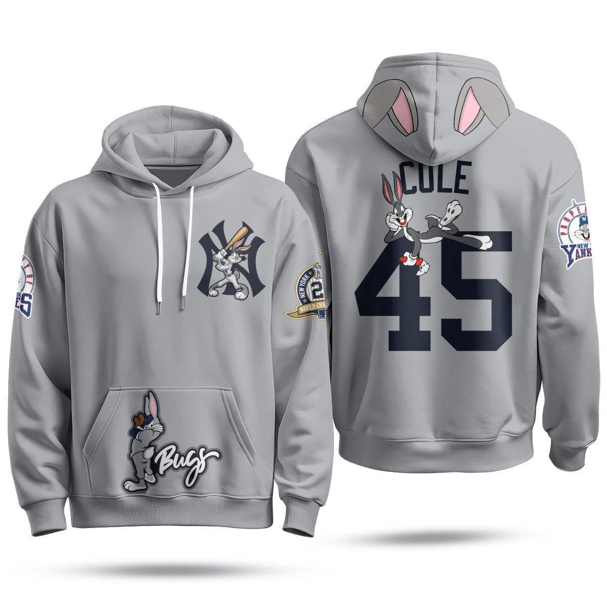 NYY Bunny Vapor Limited Hoodie - Printed