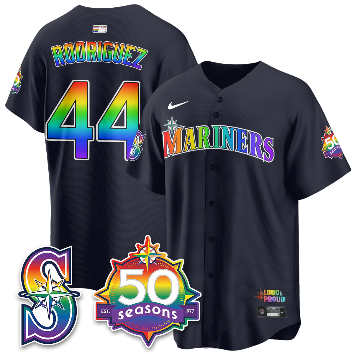 SEA Happy Pride Month Vapor Jersey - Stitched