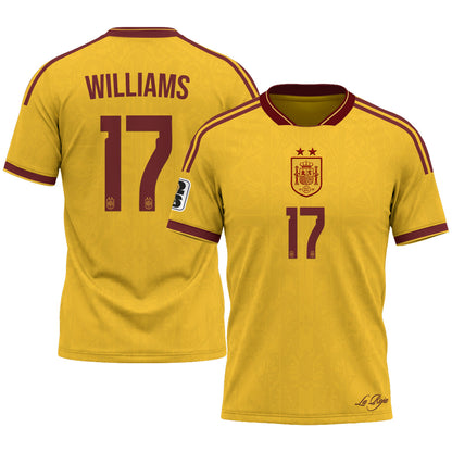 Spain 2026 Soccer Champions Vapor Jersey V2- Printed