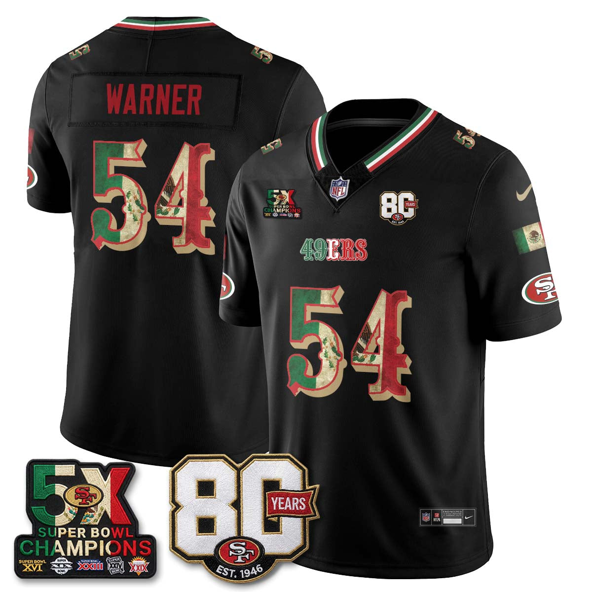 SF Mexican Edition Vapor Jersey - Stitched